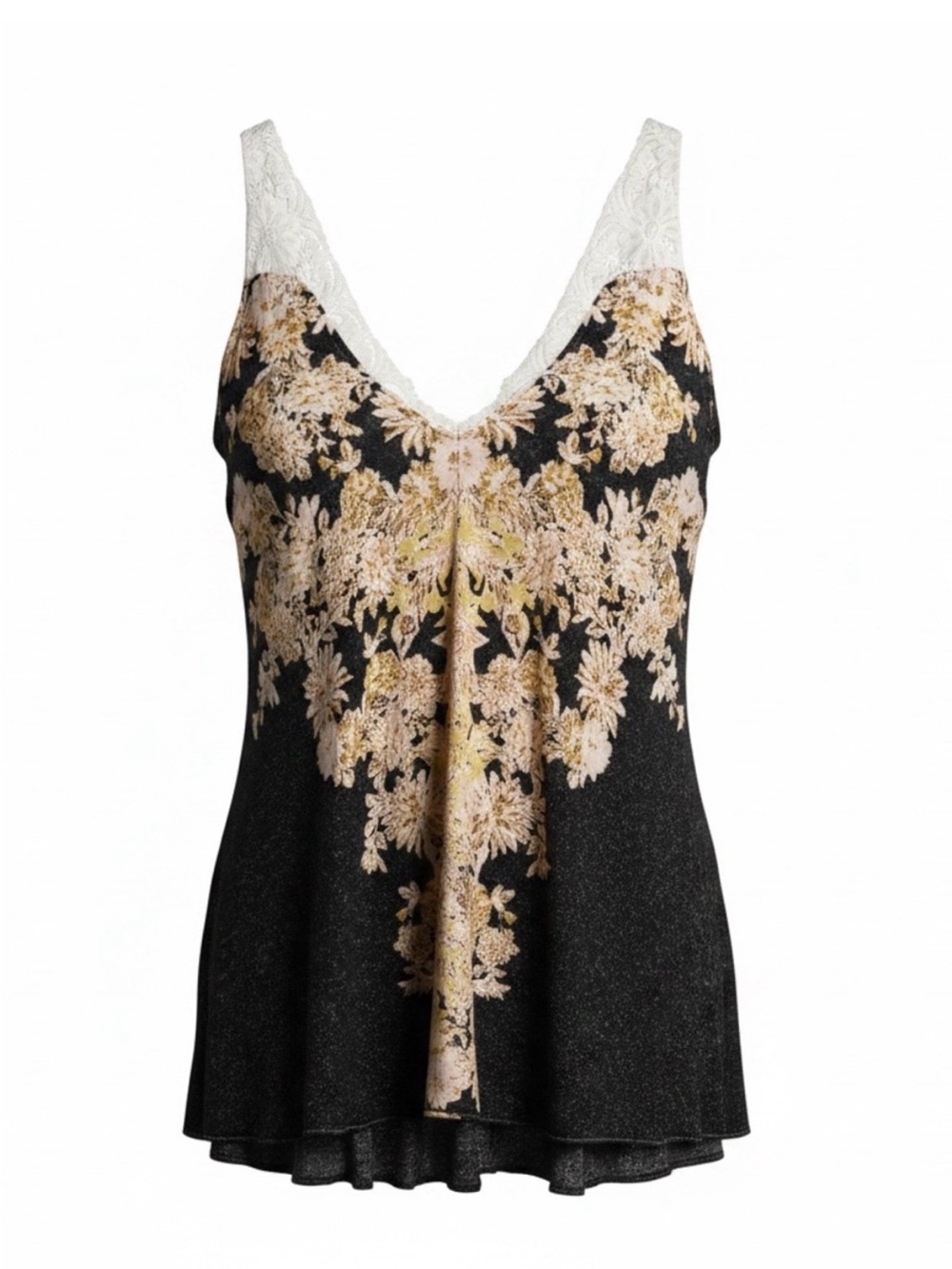 Intimately Free People Boho-Romantic Floral Lace Cami Size Medium